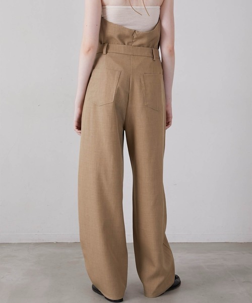 la peau de gem パンツ 「LA PEAU DE GEM」wide cocoon pants/ワイド