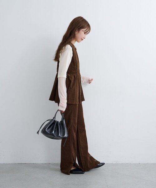 Kastane ベスト ジレ 「セットアップ対応」B コーデュロイ