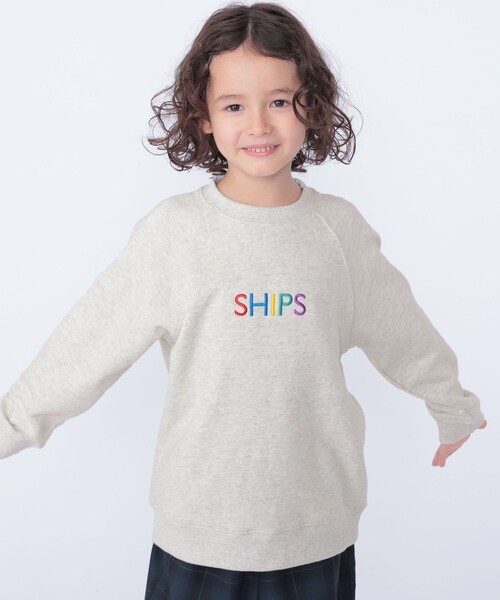 SHIPS（シップス） トレーナー SHIPS KIDS:100〜130cm / 刺繍 ロゴ 