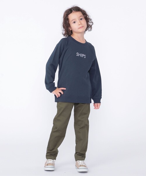 SHIPS（シップス） トレーナー SHIPS KIDS:100〜130cm / 刺繍 ロゴ 