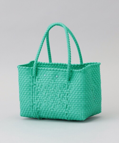 「FREAK'S STORE」 かごバッグ ONE SIZE ブルーグリーン レディース_画像3