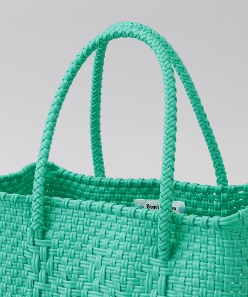 「FREAK'S STORE」 かごバッグ ONE SIZE ブルーグリーン レディース_画像5