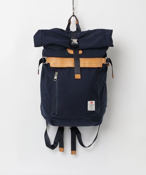 AS2OV（アッソブ） 「ASSOV」 ワンポイントリュック - ネイビー メンズ