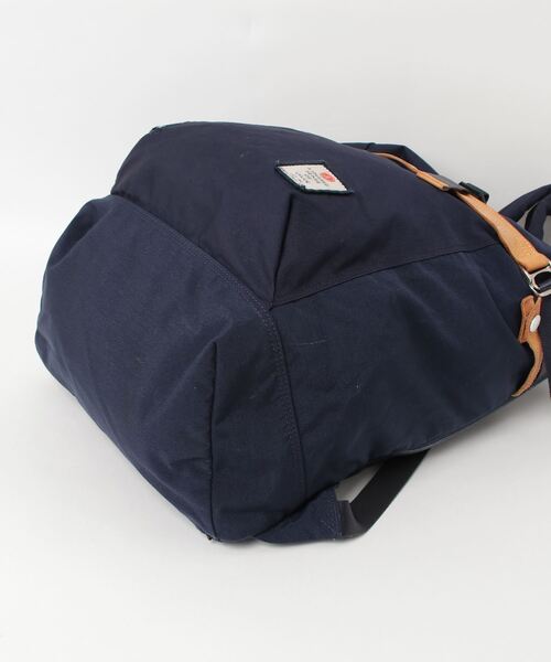 「ASSOV」 ワンポイントリュック - ネイビー メンズ_画像3