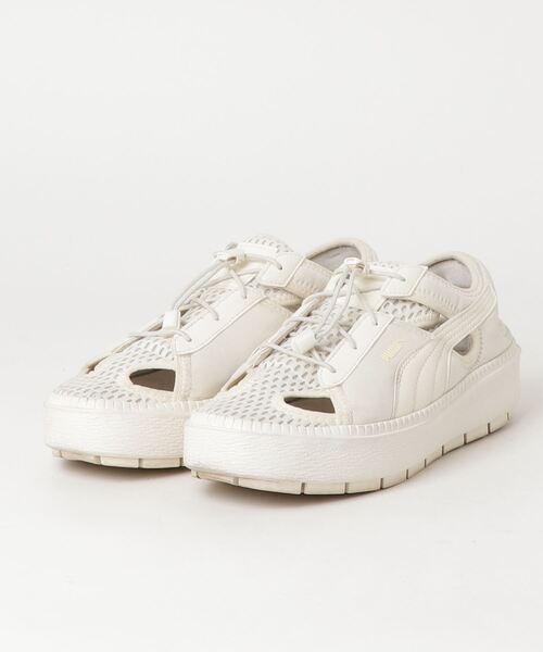 PUMA（プーマ） フラットサンダル 25cm ホワイト レディース