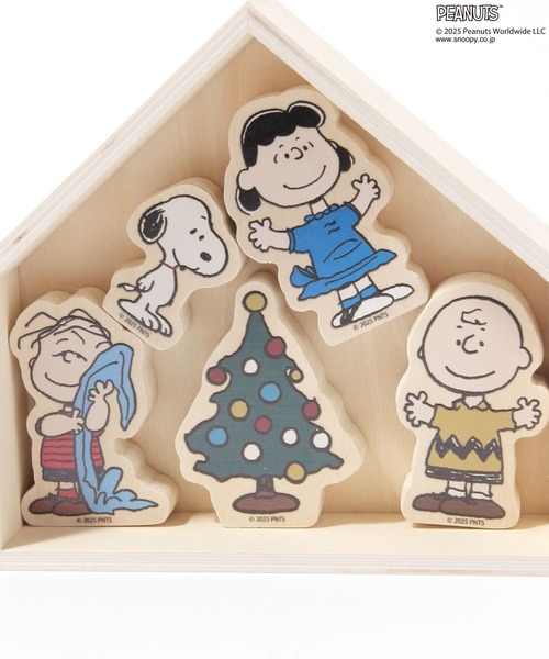 PEANUTS インテリア 「PEANUTS×BAYFLOW」ウッドBOXセット2025X'mas
