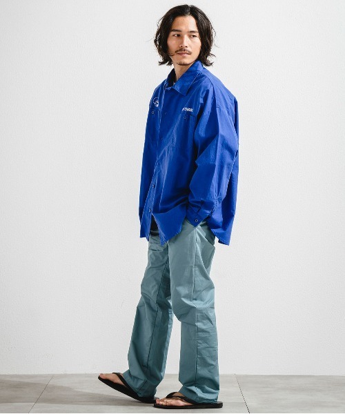 「OFFSHORE」 長袖シャツ L ベージュ メンズ_画像8