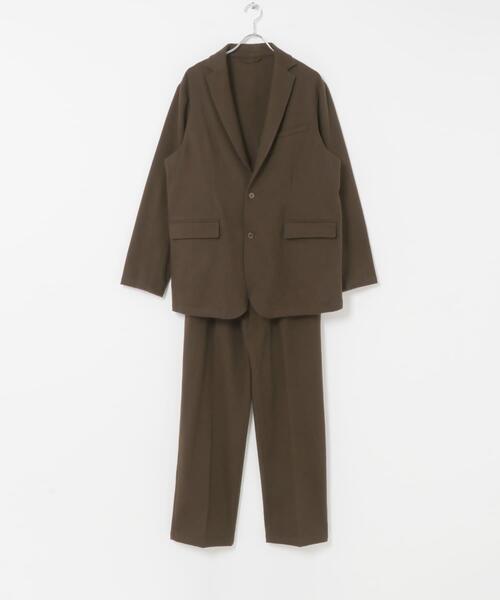 【ブラウン系その他】『蓄熱 / XLサイズあり』アーバンリラックスサーモライトネルセットアップ URBAN RESEARCH ROSSO MEN セットアップ 「蓄熱 / XLサイズあり