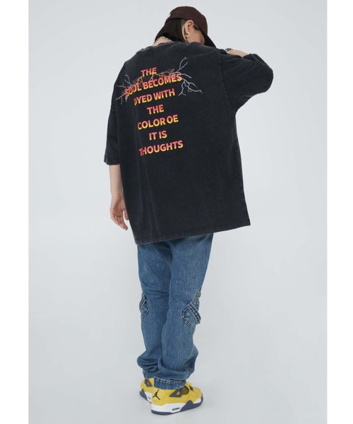 「A‘gem 9」 半袖Tシャツ L ブラック メンズ_画像4