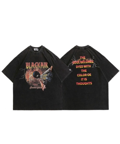 「A‘gem 9」 半袖Tシャツ L ブラック メンズ_画像9