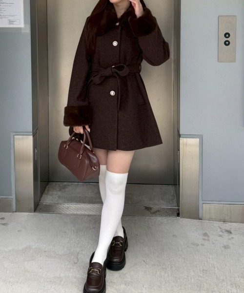 continuer de NICE CLAUP コート アウター 「WEB先行予約」フェイク