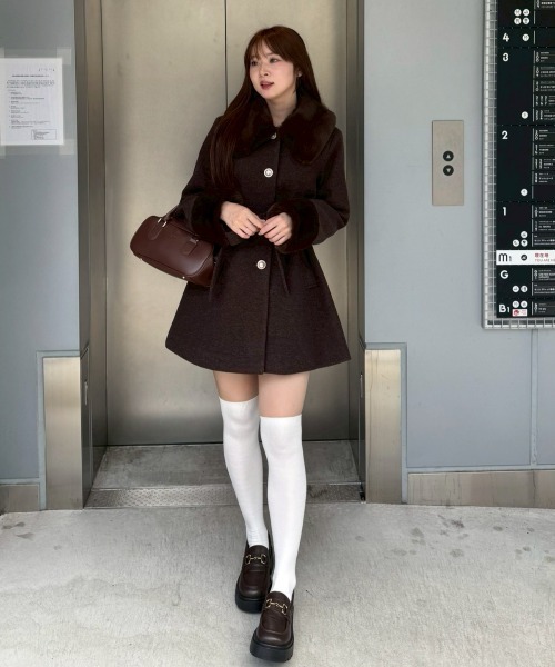 continuer de NICE CLAUP コート アウター 「WEB先行予約」フェイク