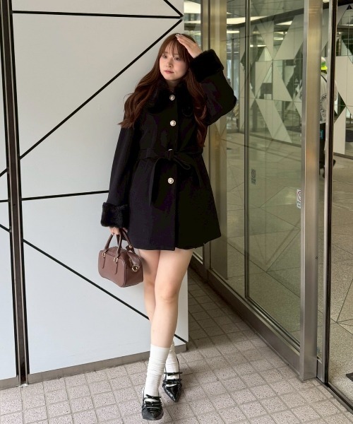 continuer de NICE CLAUP コート アウター 「WEB先行予約」フェイク