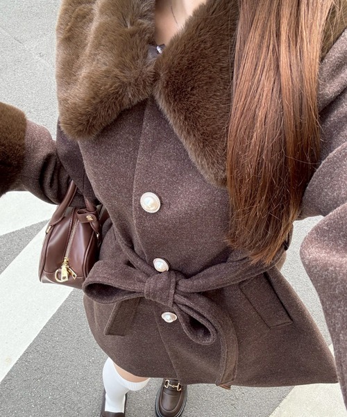 continuer de NICE CLAUP コート アウター 「WEB先行予約」フェイク