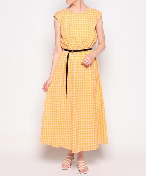 「en recre」 ノースリーブワンピース 2 ブラック レディース_画像2