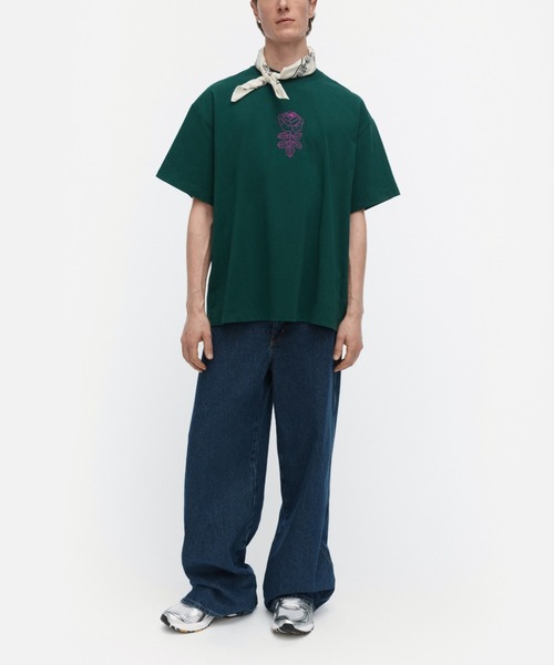 marimekko（マリメッコ） tシャツ 「kioski」Linjat Vihki / t-shirt