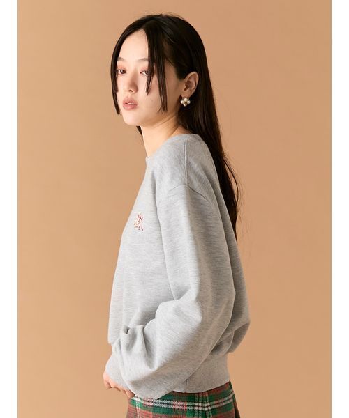 LILY BROWN（リリーブラウン） トレーナー スウェット Lily Bearリボン