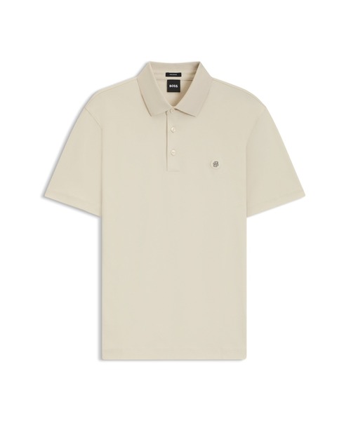 BOSS（HUGO BOSS） ポロシャツ 半袖 シルケットコットン ダブル