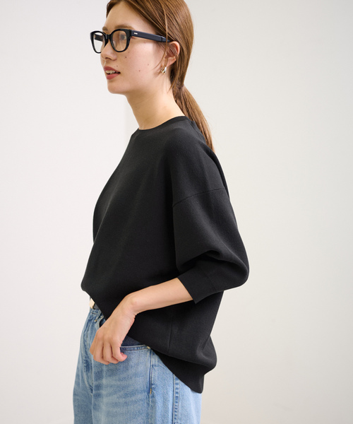 FRAMeWORK（フレームワーク） 7分袖ニット FREE グレー レディース