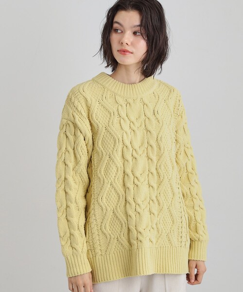 THE SHOP TK ニット セーター 「洗える」冬のコーデを盛り上げる