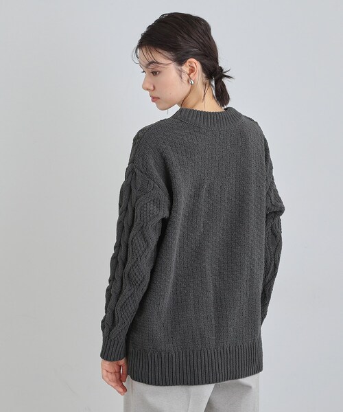 THE SHOP TK ニット セーター 「洗える」冬のコーデを盛り上げる