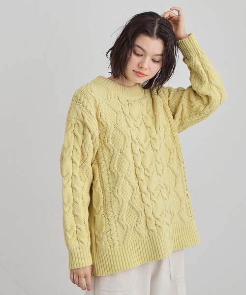 THE SHOP TK ニット セーター 「洗える」冬のコーデを盛り上げる