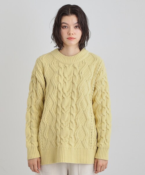 THE SHOP TK ニット セーター 「洗える」冬のコーデを盛り上げる