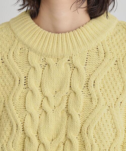 THE SHOP TK ニット セーター 「洗える」冬のコーデを盛り上げる