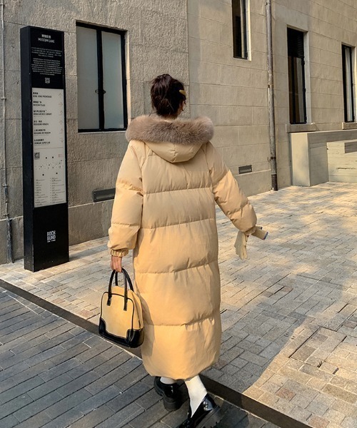 FAVORITO コート アウター ロングフード付きコート レディース