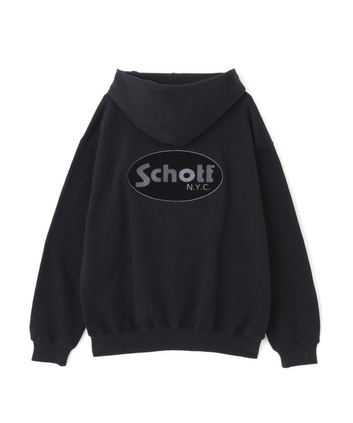 「schott」 プルオーバーパーカー MEDIUM グリーン メンズ_画像2