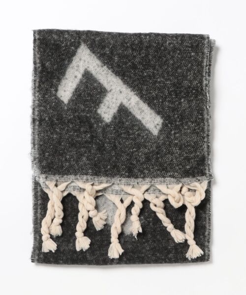 マフラー ストール モヘア ボリューム フリンジF柄マフラー レディース | ブランド登録なし | 17