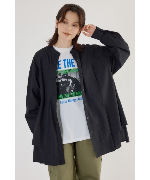 「RODEO CROWNS WIDE BOWL」 長袖ブラウス FREE ブラック レディース_画像2