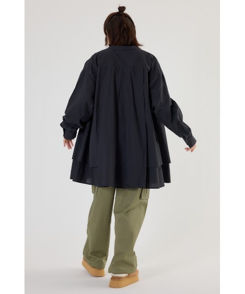 「RODEO CROWNS WIDE BOWL」 長袖ブラウス FREE ブラック レディース_画像6