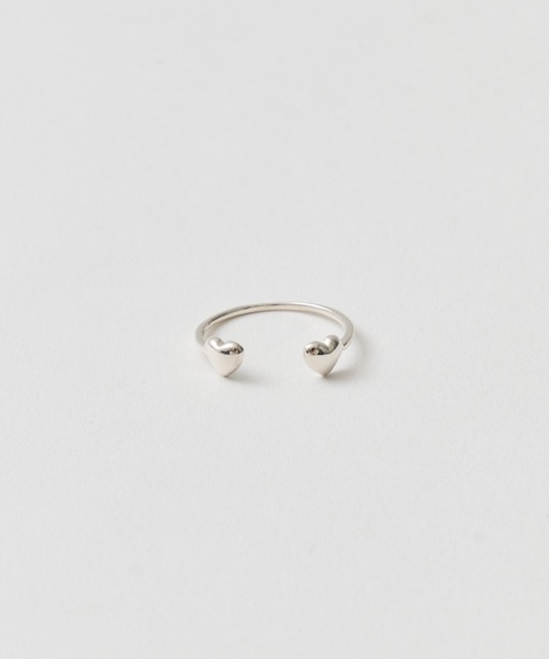 指輪 リング Petit heart pinky ring (silver925) レディースの画像