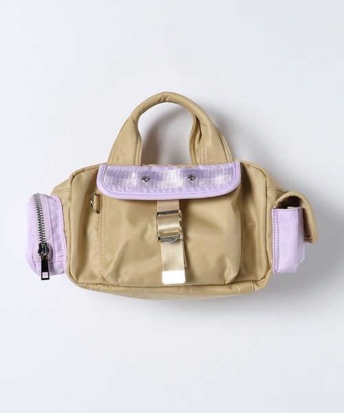 JEANASIS（ジーナシス） ボストンバッグ ナイロンポケットボストン