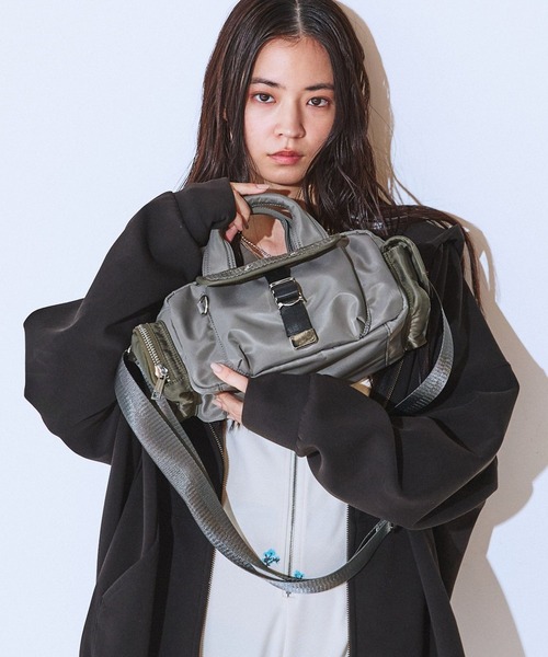 JEANASIS（ジーナシス） ボストンバッグ ナイロンポケットボストン