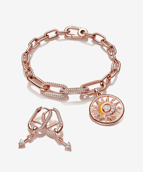 「Pandora」 ピアス（片耳用） FREE ピンクゴールド レディース_画像2