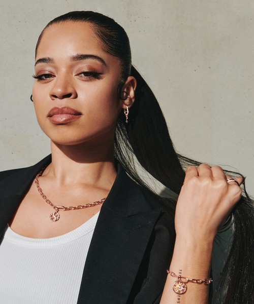 「Pandora」 ピアス（片耳用） FREE ピンクゴールド レディース_画像4