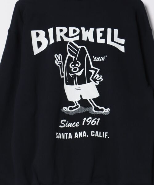 BIRDWELL（バードウェル） パーカー 裏起毛 「BIRDWELL/バードウェル