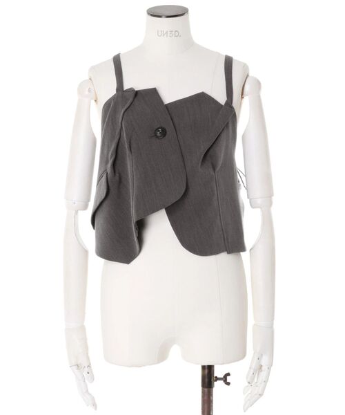 UN3D.（アンスリード） FRONT BACK DOCKING BUSTIER / フロントバック
