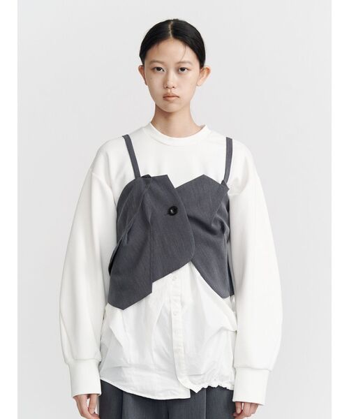 UN3D.（アンスリード） FRONT BACK DOCKING BUSTIER / フロントバック