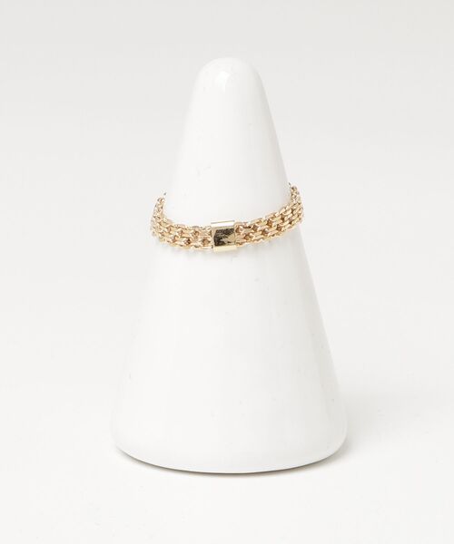 指輪　ゴールド　13号 Jewel closet by L&Co. リング 13号 ゴールド レディース : ZOZOTOWN