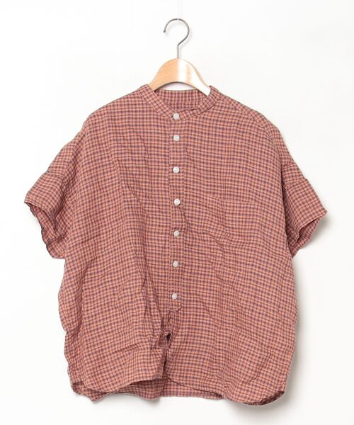 BEAMS BOY（ビームス ボーイ） 半袖ブラウス ONE SIZE ブラウン 