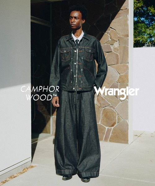 Camphor wood コート ジャケット 「 Wrangler × 」custom 2way trucker
