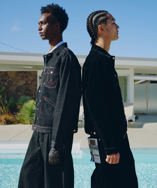 Camphor wood コート ジャケット 「 Wrangler × 」custom 2way trucker