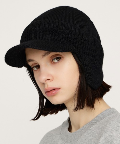 SLY（スライ） ニット帽 ニットキャップ 「2026SS新作」EAR FLAP KNIT