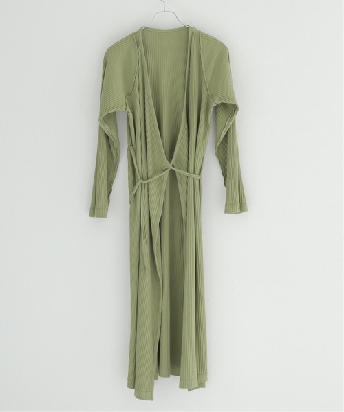 「BASERANGE」 長袖ワンピース SMALL グリーン レディース_画像3