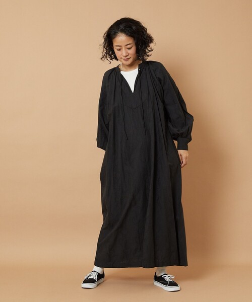 Freada（フリーダ） 長袖ワンピース ONE SIZE ブラック レディース