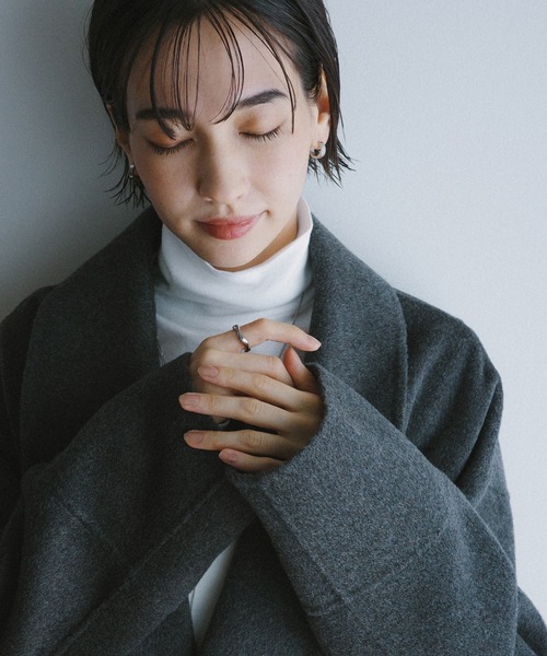 「evernavy」 長袖カットソー M ブラック レディース_画像6