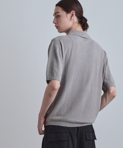 tk.TAKEO KIKUCHI（ティーケータケオキクチ） ポロシャツ ブークレ